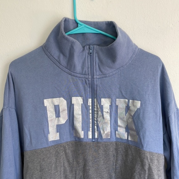 PRICE ⬇️ PINK Quarter Zip Sweatshirt - Picture 2 of 6